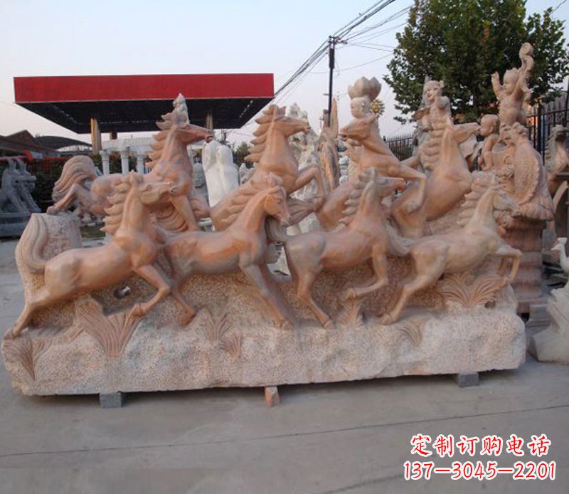 南京石头奔马雕塑
