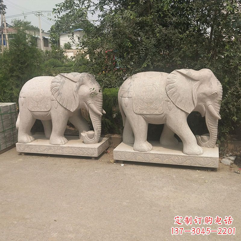 南京石头大象雕塑