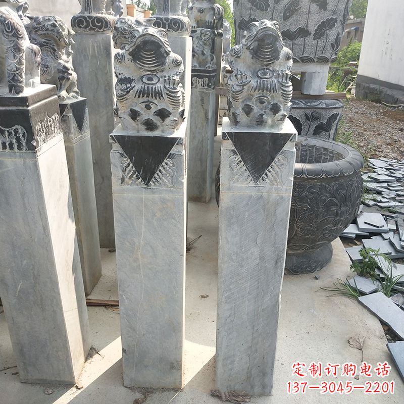 南京拴马桩石雕