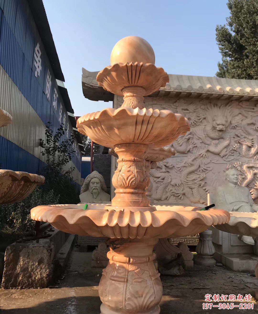 南京水池风水球