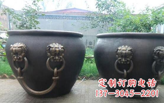 南京水缸寺庙景观铜雕