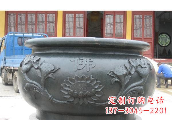 南京水缸寺庙铜雕 (2)