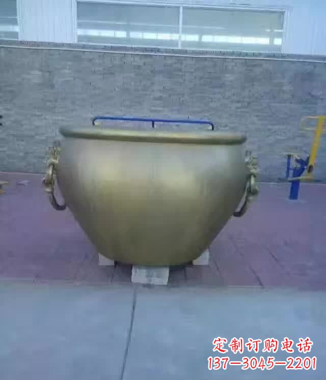 南京水缸铜雕塑