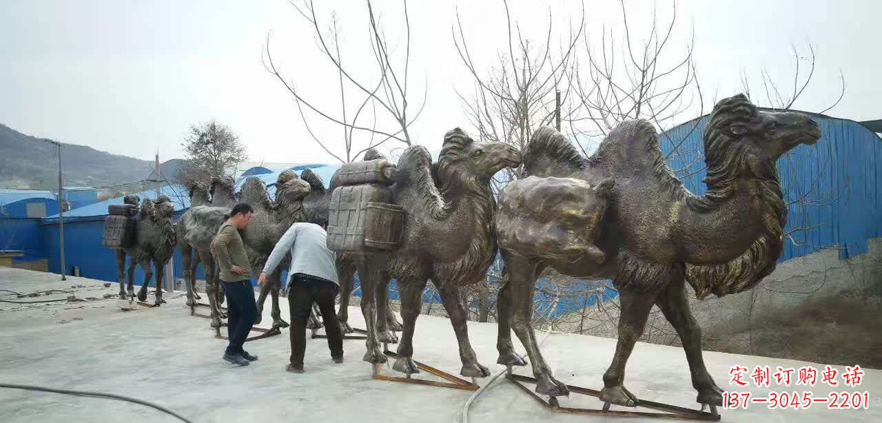 南京丝绸之路骆驼雕塑