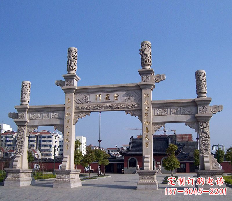 南京寺庙景观石牌坊