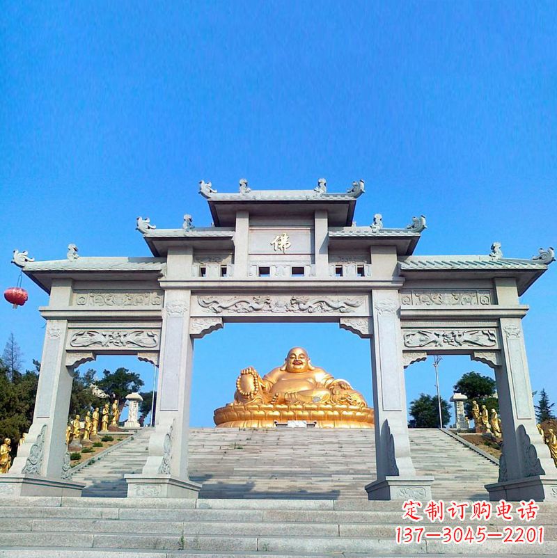 南京寺庙石雕牌坊