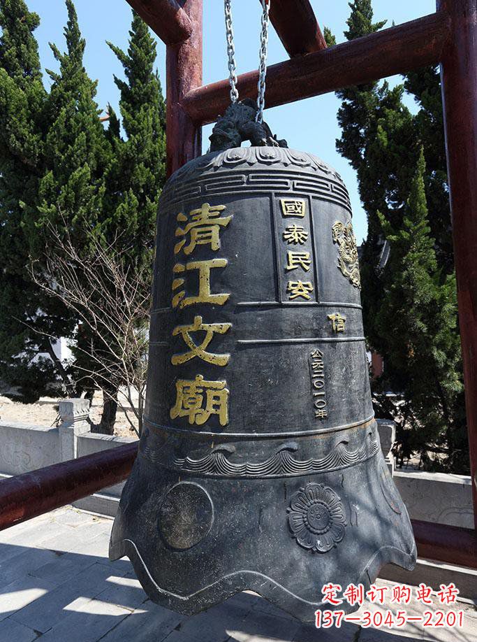 南京寺庙铜钟雕塑 (5)