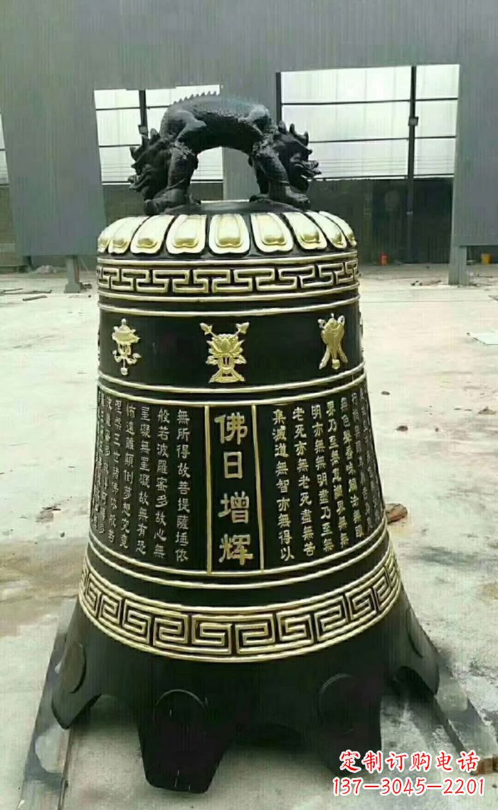 南京寺庙铜钟雕塑 (6)