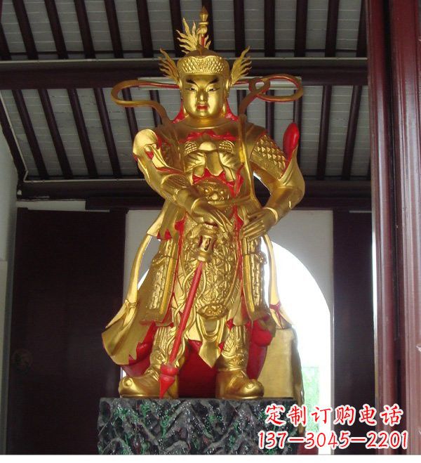 南京寺庙韦陀菩萨铜雕
