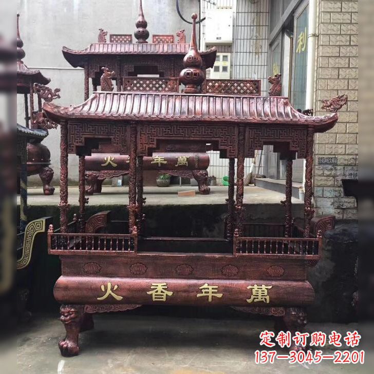 南京寺庙香火香炉雕塑