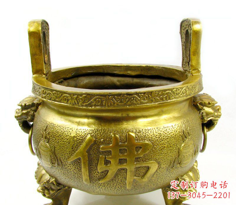 南京寺庙香炉铜雕 (6)