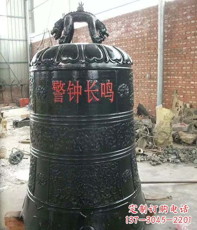 南京寺庙铸铜钟铜雕 (4)