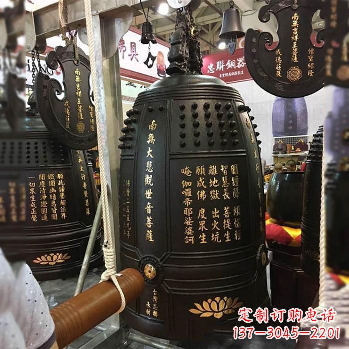南京寺院挂钟铜雕塑