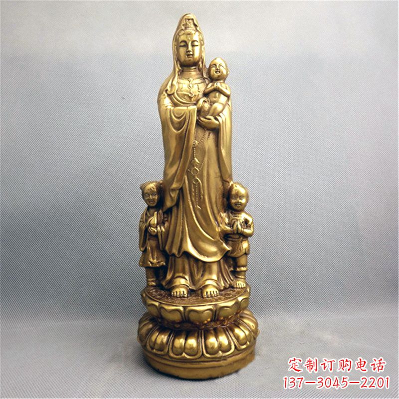 南京送子观音纯铜雕塑
