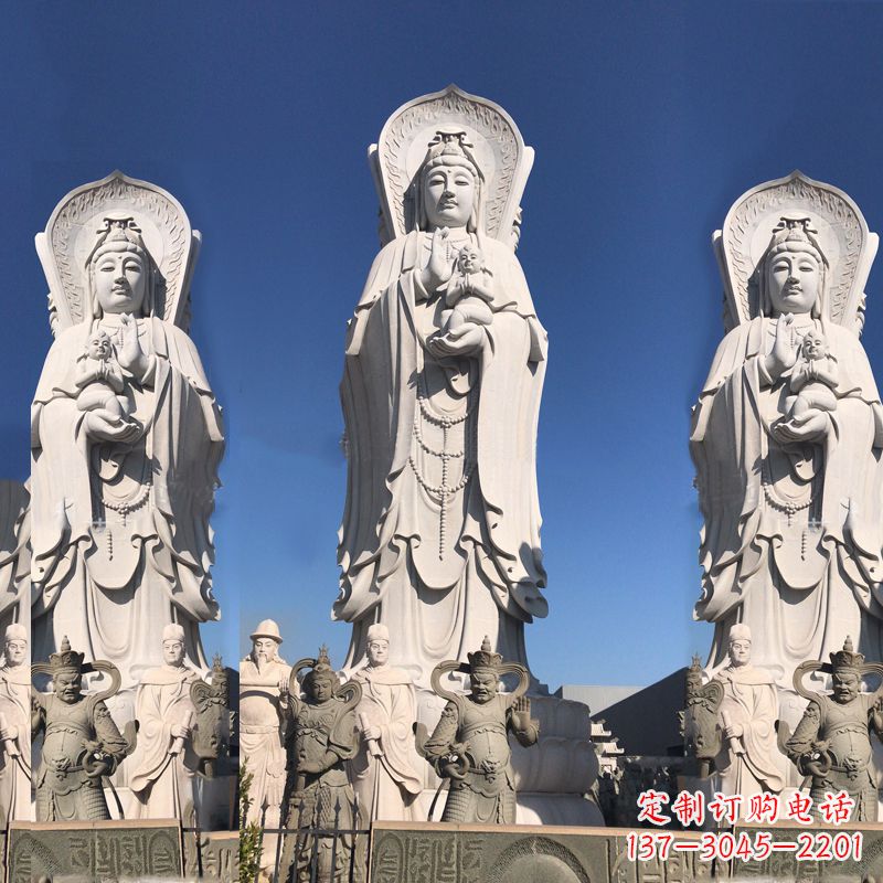 南京送子观音大型石雕塑