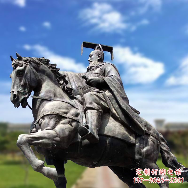 南京隋文帝骑马雕塑