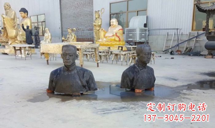 南京陶行知半身像铜雕