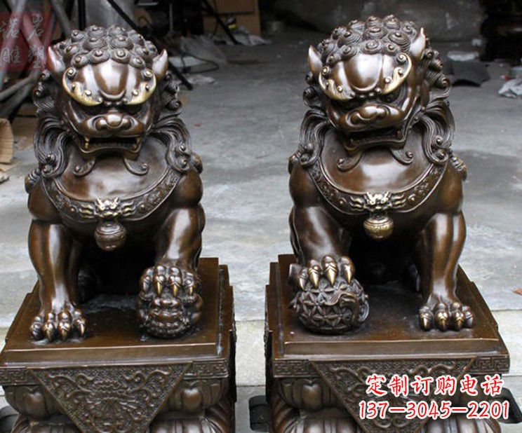 南京天安门铜狮子