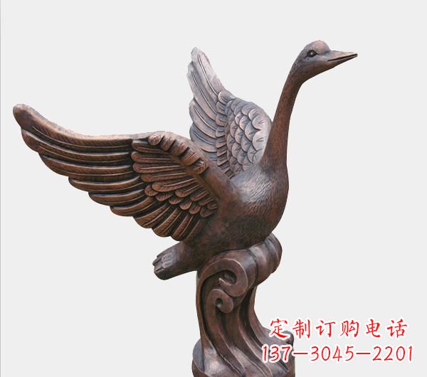 南京天鹅锻铜雕塑