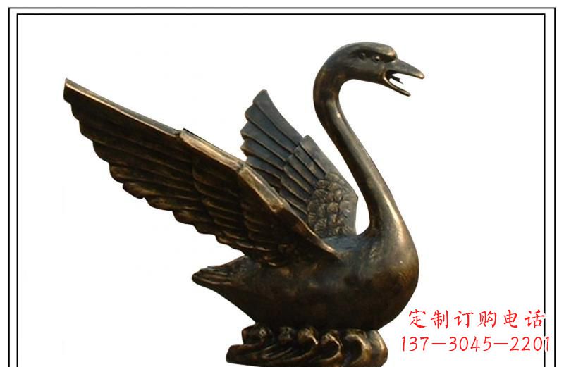 南京天鹅喷泉铜雕