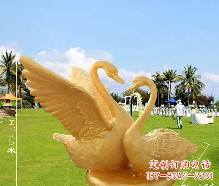 南京天鹅铜雕