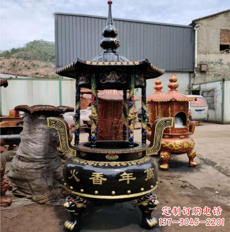 南京铁香炉铜雕