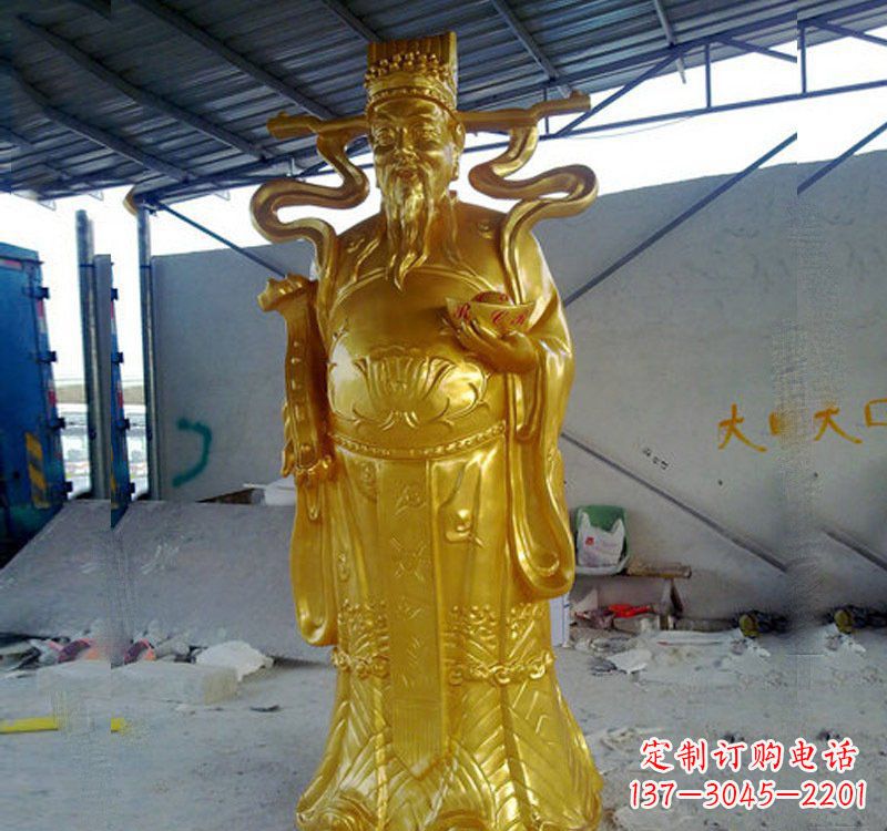 南京铜雕财神雕像