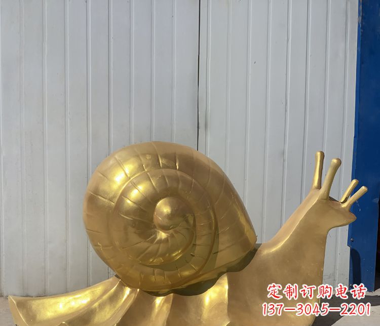 南京铜雕创意蜗牛雕塑