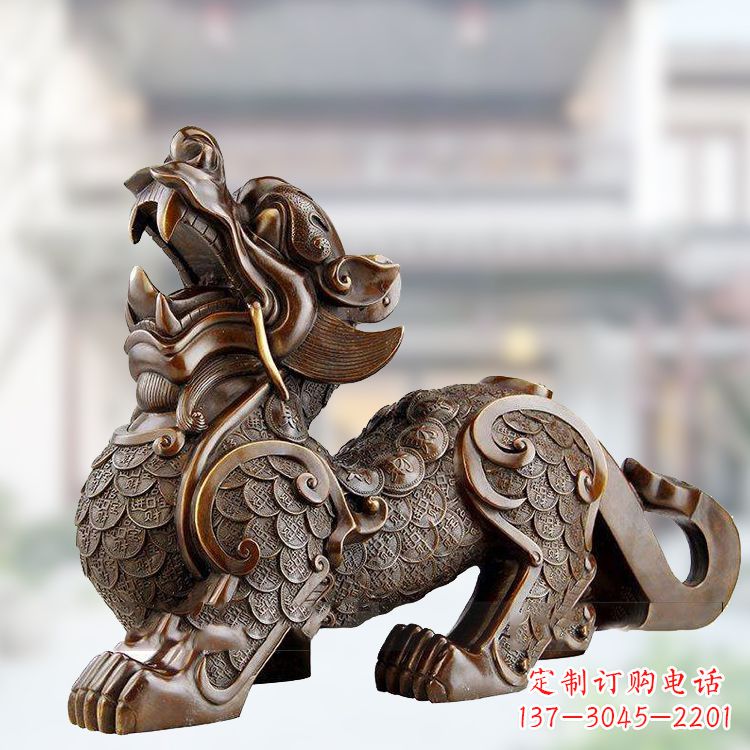 南京铜雕仿古辟邪貔貅