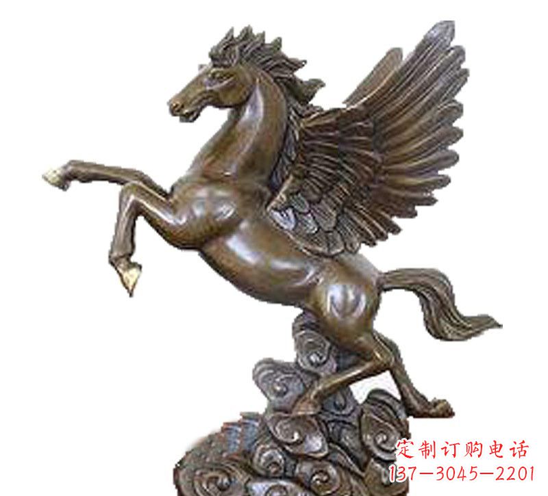 南京铜雕飞黄腾达飞马