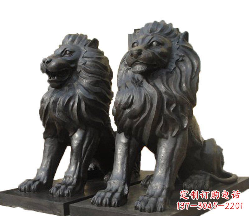 南京铜雕古代神兽狮子雕塑