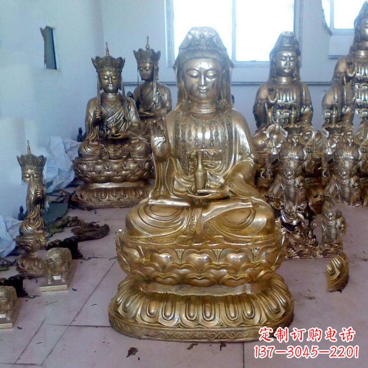 南京铜雕观音雕塑