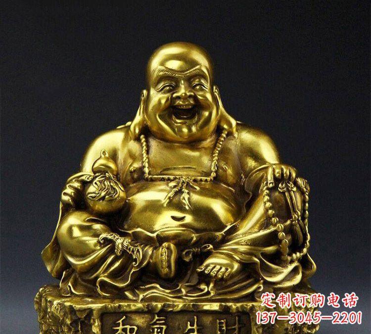 南京铜雕和气生财弥勒佛