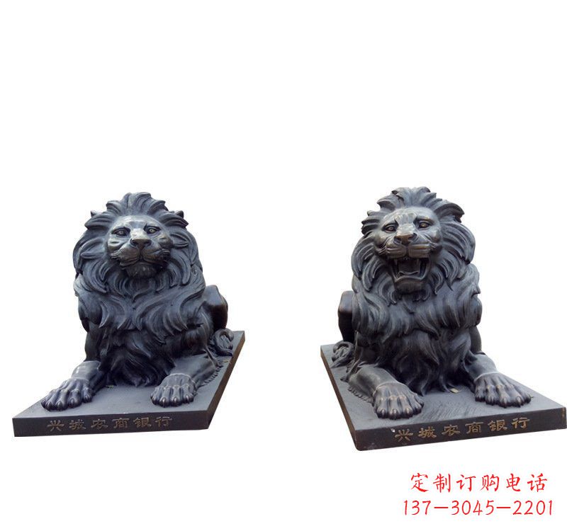 南京铜雕汇丰狮子 (2)