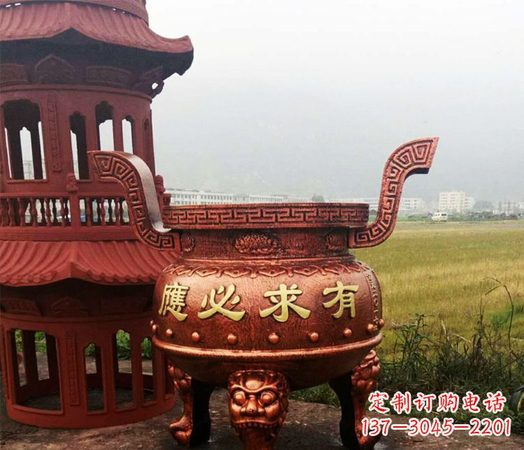 南京铜雕景观香炉