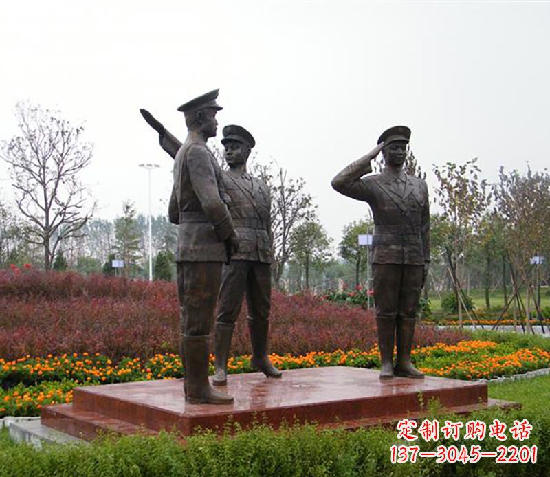 南京铜雕警察铜雕