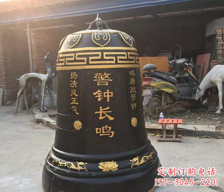 南京铜雕警钟长鸣寺庙雕塑