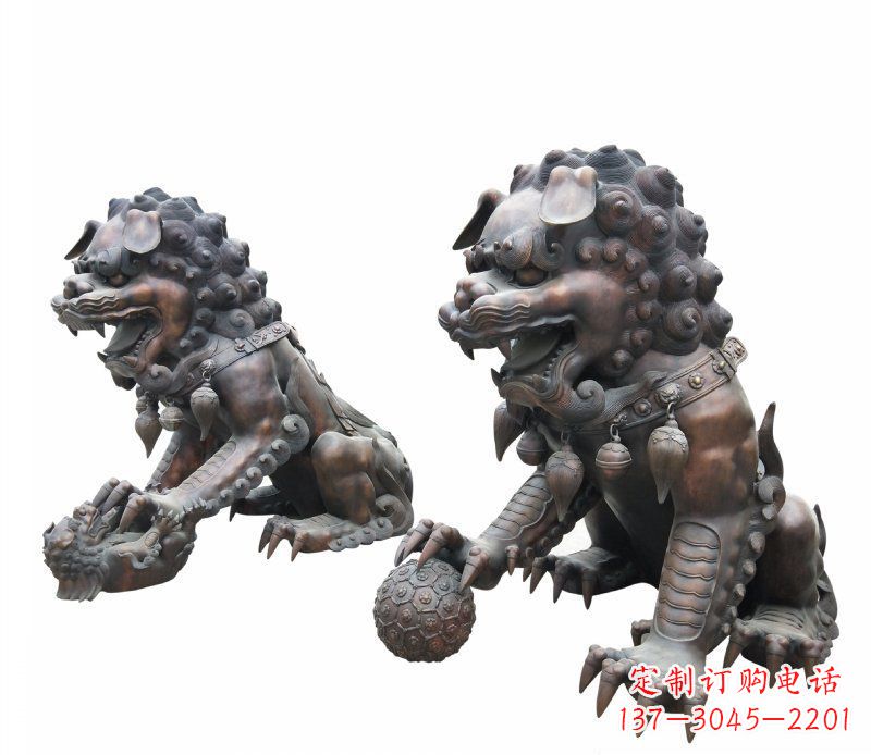 南京铜雕酒店镇宅招财麒麟雕塑