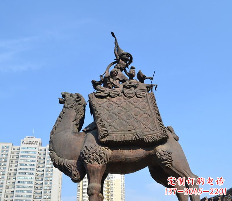 南京铜雕骆驼