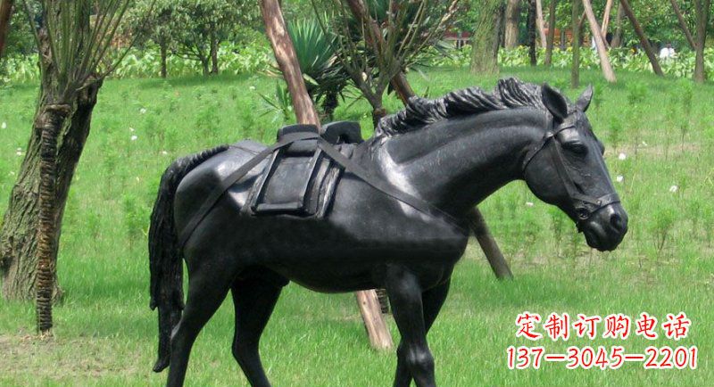 南京铜雕马公园动物雕塑 (2)