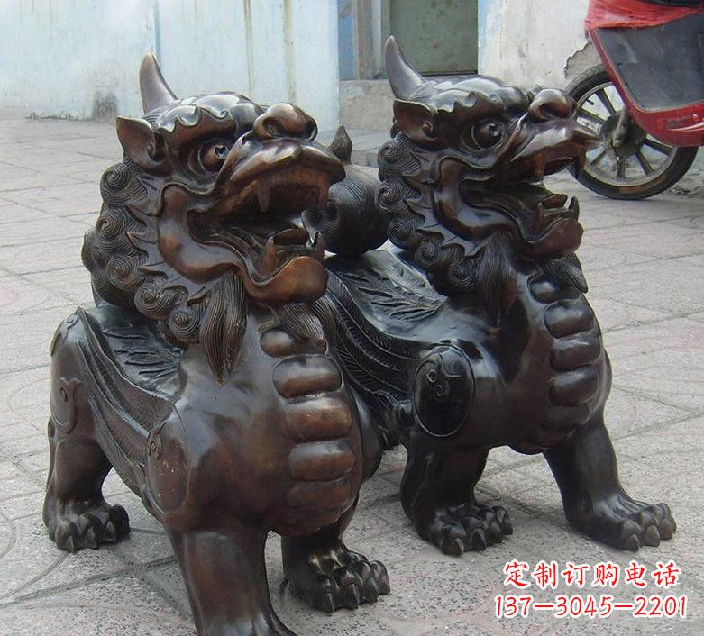 南京铜雕门口招财貔貅
