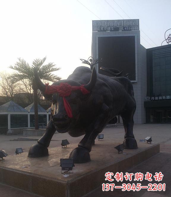 南京铜雕牛公园动物雕塑