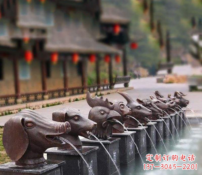 南京铜雕喷泉