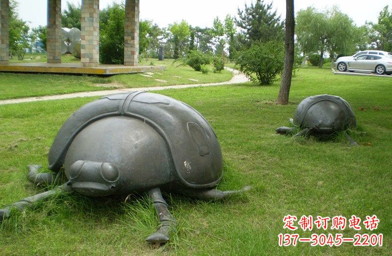 南京铜雕七星瓢虫公园动物雕塑