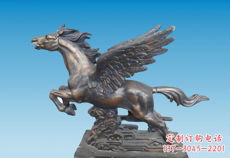 南京铜雕企业飞马