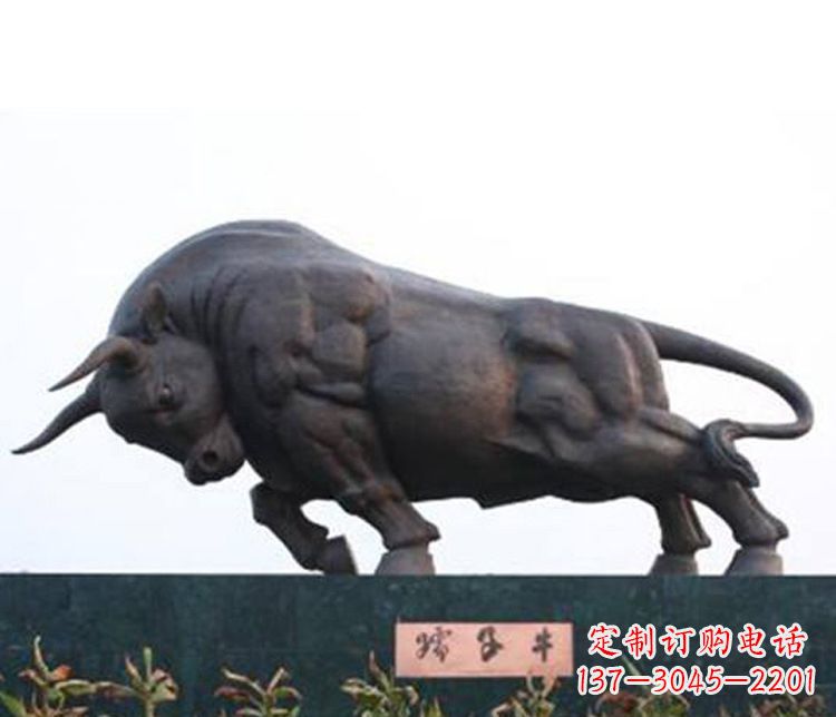 南京铜雕孺子牛动物雕塑