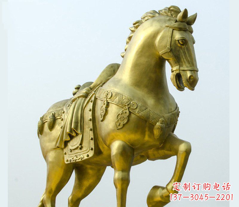 南京铜雕商场招财动物马雕塑