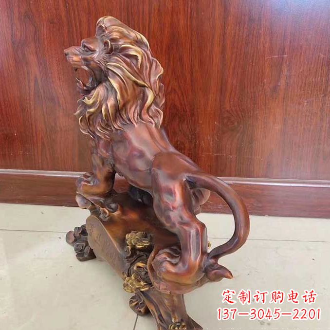 南京铜雕狮子动物雕塑摆件