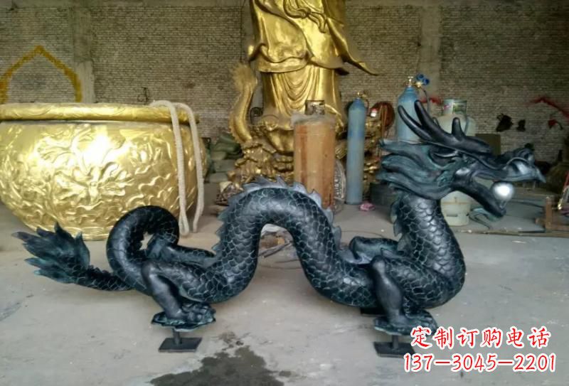 南京铜雕双龙戏珠222