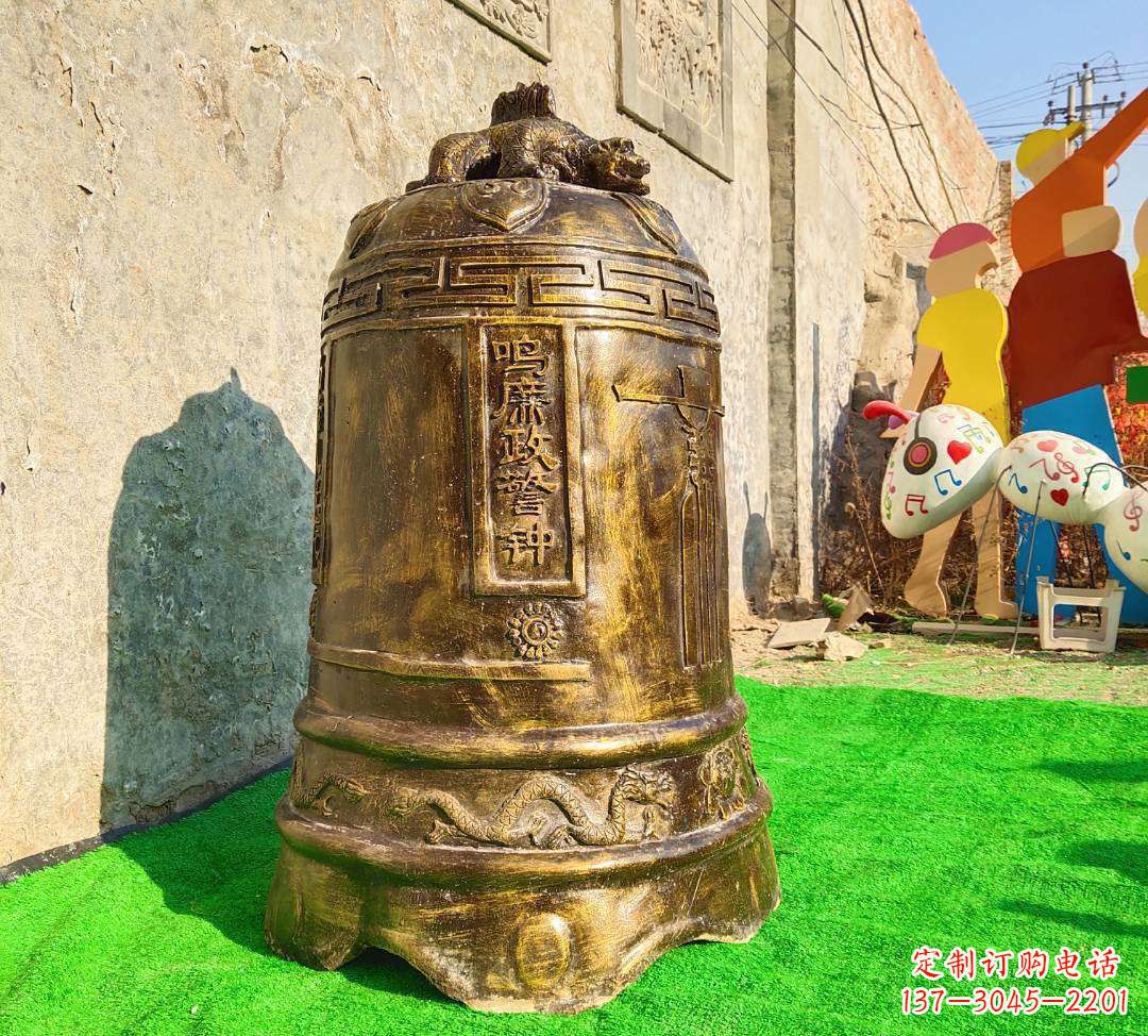 南京铜雕寺庙警钟雕塑摆件